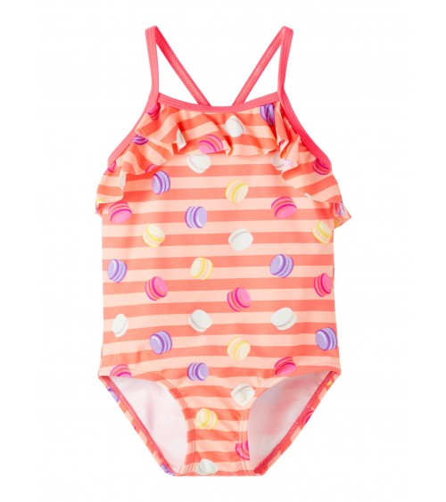 swimsuit with macarons
